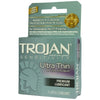 Trojan Ultra Thin Sensitivity Latex Condoms - Model X3 - For Men - Enhanced Pleasure - Clear - Adult Naughty Store