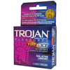 Trojan Condom Pleasures Fire & Ice Dual Action Lubricant 3 Pack: Ultimate Sensations for Intense Pleasure - Premium Latex Condoms with Warming and Tingling Effects for Both Partners - Electro - Adult Naughty Store