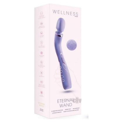 Wellness Eternal Wand Lavender - Powerful Vibrating Massager for Intense Pleasure - Model E100 - Designed for All Genders - Perfect for Full-Body Relaxation and Sensual Stimulation - Elegant Lavender Color
