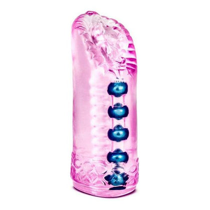 Introducing the PleasureMax Sensation Pink Stroker: The Ultimate Male Pleasure Toy for Intense Stimulation and On-the-Go Pleasure - Adult Naughty Store