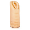 Introducing the Sensual Pleasures Deluxe Beige Stroker - Model SN-001: The Ultimate Male Pleasure Experience - Adult Naughty Store