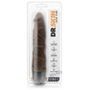 Dr. Skin Cock Vibe #1 Chocolate Brown Realistic Dildo - Unleash Your Sensual Desires - Adult Naughty Store