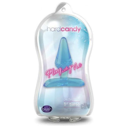 Blush Novelties Pwm Hard Candy Blue Anal Plug - Model PWC-001 - Unisex Pleasure - Intense Anal Stimulation - Vibrant Blue Color - Adult Naughty Store