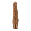 Dr. Skin Cock Vibe #4 Mocha Brown Vibrating Dildo - The Ultimate Pleasure Experience for All Genders!