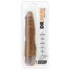 Dr. Skin Cock Vibe #4 Mocha Brown Vibrating Dildo - The Ultimate Pleasure Experience for All Genders!