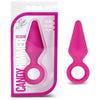 Candy Rimmer Medium Silicone Butt Plug - Model CR-2001 - Unisex Anal Pleasure - Fuchsia Pink - Adult Naughty Store