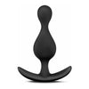 Anal Adventures Platinum Wave Plug Black - Model AA-001 - Unisex Anal Pleasure Toy - Adult Naughty Store