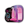 Introducing the Pleasure Pro Pink Vibrating Butt Plug - Model PABP-01: The Ultimate Anal Delight for All Genders! - Adult Naughty Store