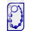 Luxe Silicone 10 Beads Indigo Blue - Premium Graduating Silicone Anal Beads for Beginners, Model LS-10AB-IB, Unisex Pleasure Toy - Adult Naughty Store