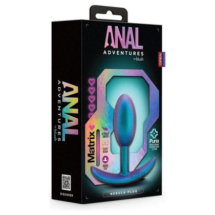 Anal Adventures Sensual Pleasure Aam Nebula Plug Lunar Blue - Model NBP-001 - Unisex Anal Toy for Exquisite Pleasure