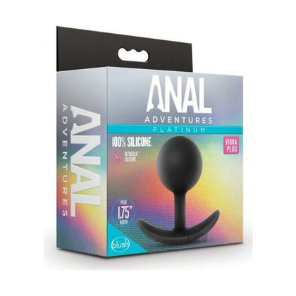 Anal Adventure Platinum Vibra Plug: The Ultimate Unisex Silicone Anal Pleasure Toy - Model AVP-500 - Adult Naughty Store