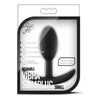 Luxe Wearable Vibra Slim Plug - Small Black Anal Vibrator for Men and Women, Model LWVSP-01, Intense Pleasure for All-Day Wear - Adult Naughty Store