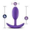 Luxe Wearable Vibra Slim Plug - Medium Purple: The Ultimate Unisex Anal Pleasure Experience - Adult Naughty Store