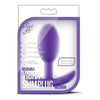 Luxe Wearable Vibra Slim Plug - Medium Purple: The Ultimate Unisex Anal Pleasure Experience - Adult Naughty Store