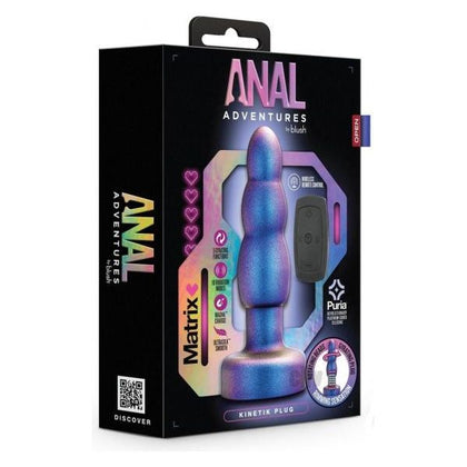 Aam Kinetic Space Age Blue Anal Plug - Model AK-001: The Ultimate Pleasure Experience for All Genders in Anal Stimulation