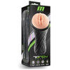 M For Men The Torch Beige Deep Throat Stroker - Model X5-8.5 - Men's Ribbed Pleasure Toy - Adult Naughty Store