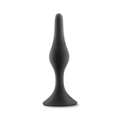 Luxe Beginner Plug Small Black - Premium Silicone Anal Pleasure Toy for Him and Her - Adult Naughty Store