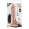 Dr Skin Dr James 9 Inches Vibrating Cock with Suction - Beige: The Ultimate Pleasure Experience for Men and Women