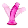 B Yours Sweet N Small 4-Inch Pink Suction Cup Dildo - Compact Pleasure for Beginners - Adult Naughty Store