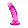 B Yours Sweet N Small 4-Inch Pink Suction Cup Dildo - Compact Pleasure for Beginners - Adult Naughty Store