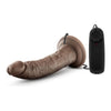 Dr. Skin Dr. Dave 7-Inch Vibrating Cock with Suction Cup - Realistic Brown Chocolate Dildo for Unforgettable Pleasure - Adult Naughty Store