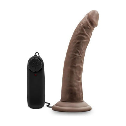 Dr. Skin Dr. Dave 7-Inch Vibrating Cock with Suction Cup - Realistic Brown Chocolate Dildo for Unforgettable Pleasure - Adult Naughty Store