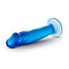 Sweet N Small 6 inches Dildo with Suction Cup Blue - Adult Naughty Store