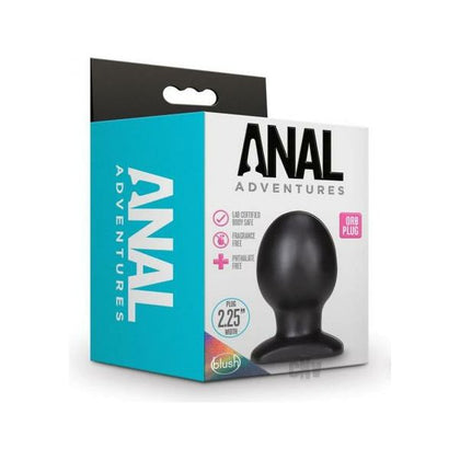 Anal Adventures Orb Plug - Model A1 - Unisex Anal Pleasure - Black - Adult Naughty Store