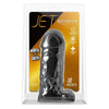 Jet Destroyer Carbon Black Metallic Realistic Dildo - Model XJ-5001 - For Men and Women - Intense Pleasure - Carbon Black - Adult Naughty Store