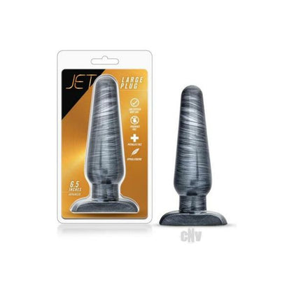 Jet Large Plug Carbon Metallic Black - Powerful Anal Pleasure for Experienced Users - Adult Naughty Store