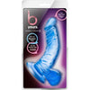 B Yours Sweet N Hard 08 Blue - Realistic PVC Dong for Women's Pleasure - Adult Naughty Store