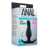 Anal Adventures Platinum Curve Plug Black - Model AP-CPB-001: Prostate Pleasure for All Genders - Adult Naughty Store