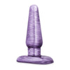 Cosmic Plug Small Purple - The Perfect Anal Novice's Pleasure: Model CP-S1, Unisex, Anal Pleasure, Swirly Purple - Adult Naughty Store