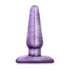 Cosmic Plug Small Purple - The Perfect Anal Novice's Pleasure: Model CP-S1, Unisex, Anal Pleasure, Swirly Purple - Adult Naughty Store