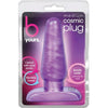 Cosmic Plug Medium Purple - Sensational Anal Exploration for All Genders, Delivering Intense Pleasure and Comfort in a Swirly Purple Design - Adult Naughty Store