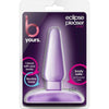 B Yours Eclipse Pleaser Small Purple Butt Plug - Model EP-SPBP-01 - Unisex Anal Pleasure Toy - Adult Naughty Store