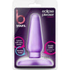 B Yours Eclipse Pleaser Medium Purple Butt Plug - Model ECL-MP-PUR - Unisex Anal Pleasure Toy - Adult Naughty Store