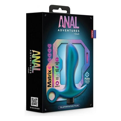 Lunar Blue Aam Teleportation Plug - The Ultimate Pleasure Journey for All Genders - Adult Naughty Store