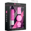 Rose Revitalize Massage Kit with 3 Silicone Attachments - Pink - Adult Naughty Store