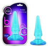 Blush Novelties Basic Anal Pleaser Blue Butt Plug - Model X1: The Ultimate Cheeky Experience - Adult Naughty Store