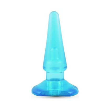 Blush Novelties Basic Anal Pleaser Blue Butt Plug - Model X1: The Ultimate Cheeky Experience - Adult Naughty Store