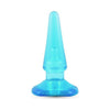 Blush Novelties Basic Anal Pleaser Blue Butt Plug - Model X1: The Ultimate Cheeky Experience - Adult Naughty Store