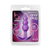 B Yours Triple Bead Anal Plug - Model XYZ - Unisex - Pleasure Enhancing - Purple - Adult Naughty Store