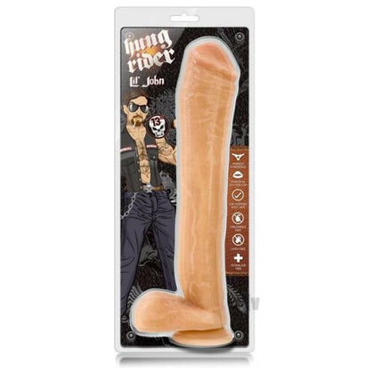 Hung Rider Lil John Beige Realistic Dildo | Model HR-001 | For Adventurous Riders | Intense Pleasure for Vaginal and Anal Stimulation