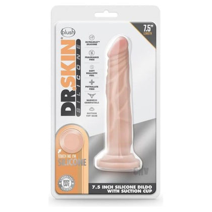 Dr. Skin Dr. Carter 7.5 Inch Silicone Suction Cup Dildo - Intensely Pleasurable Vanilla Delight for All Genders