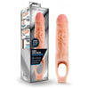 Performance 9-Inch Cock Sheath Penis Extender - Lifelike Beige Sleeve for Enhanced Sensations and Extended Playtime - Adult Naughty Store