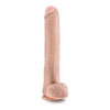 Au Naturel Daddy 14 inches Dual Density Beige Dildo - The Ultimate Pleasure Experience for Advanced Users - Adult Naughty Store