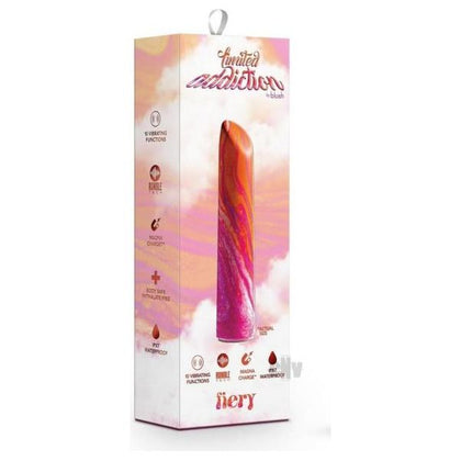 Introducing the Limited Addiction Fiery Power Vibe - the Ultimate Pleasure Companion for Sensational Stimulation! - Adult Naughty Store