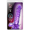 B Yours Basic 8 Purple Realistic Dildo - Premium Pleasure Experience for All Genders, Sensual Delights - Model BY-8RD-PU - Adult Naughty Store