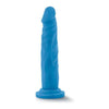 Neo 7.5 Inches Dual Density Cock Neon Blue - Realistic Dildo for Intense Pleasure, Model N7.5DDC-NB, Unisex, Anal and Vaginal Stimulation - Adult Naughty Store